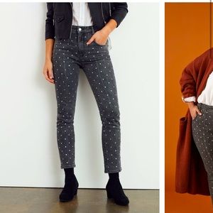 Anthropologie Pilcro Beaded Straight Jeans 31.